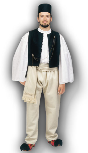 Epirus Male Traditional Dance Costume