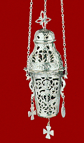 Gianiotino Style B Silver Plated Hanging Oil Candle