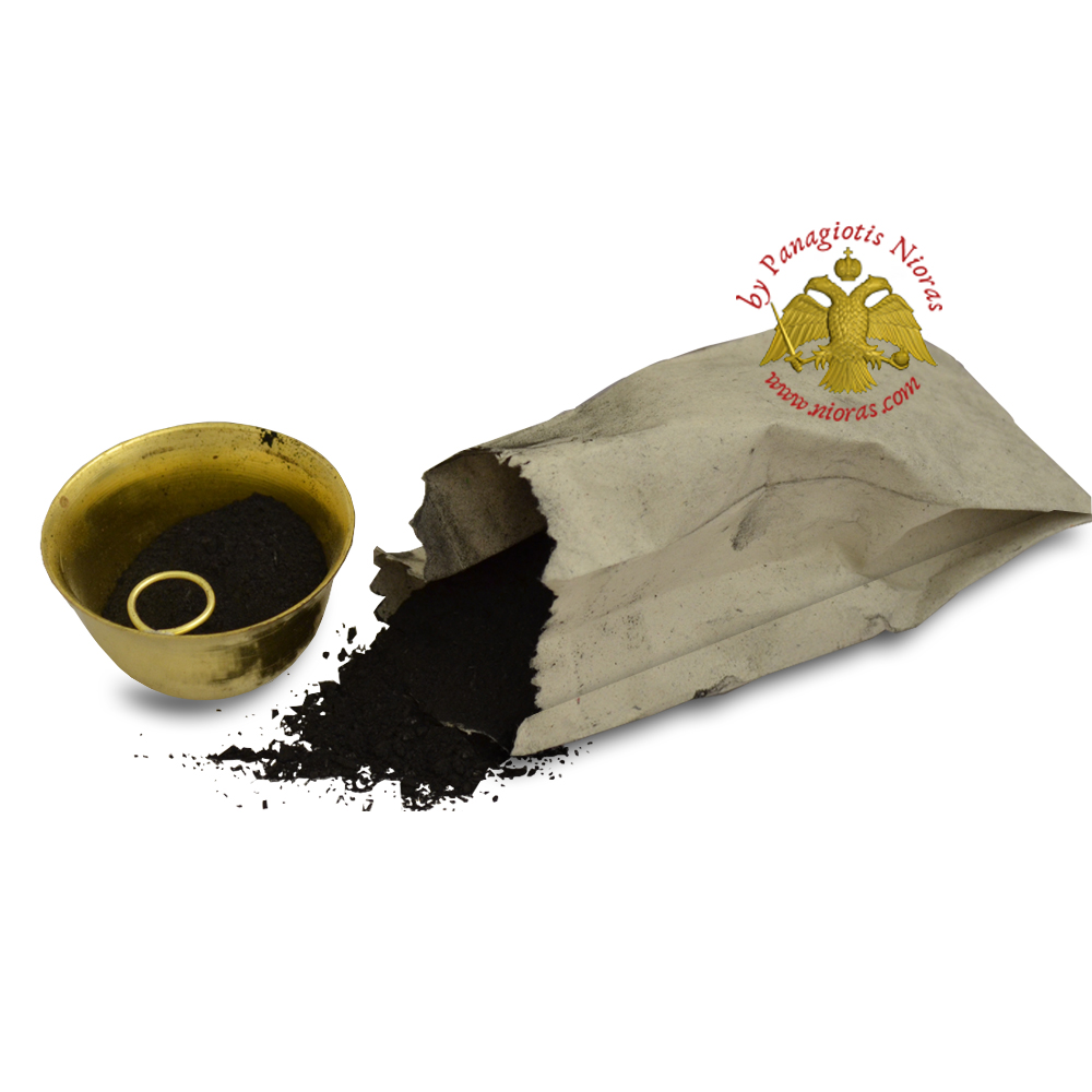 Hand Made Coal Powder from Greek Monks